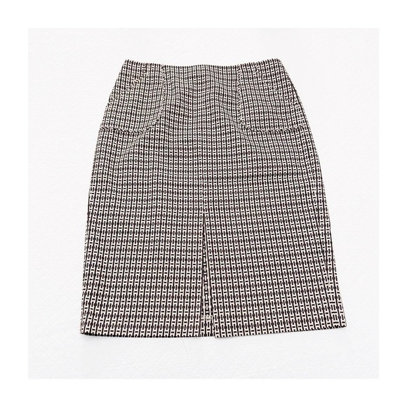 J. Crew Patterned Pencil Skirt Plaid SZ6 - Picture 1 of 7